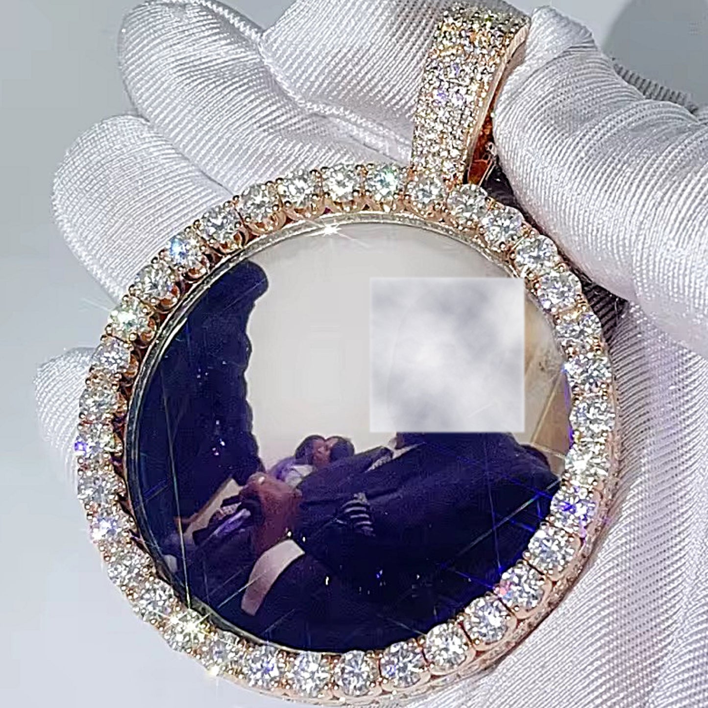 Forever Memories Diamond Photo Pendant