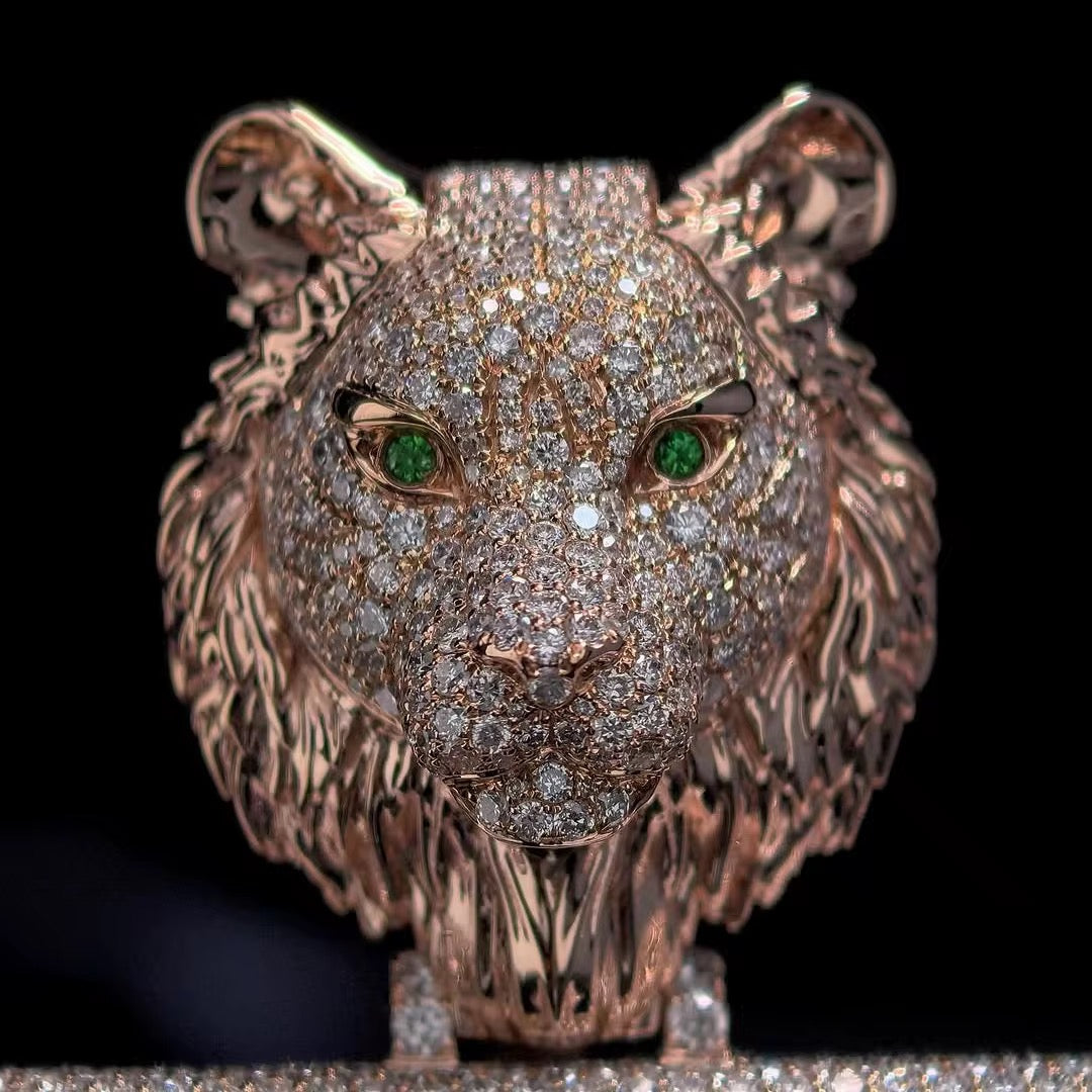 Royal Feline Diamond Pendant