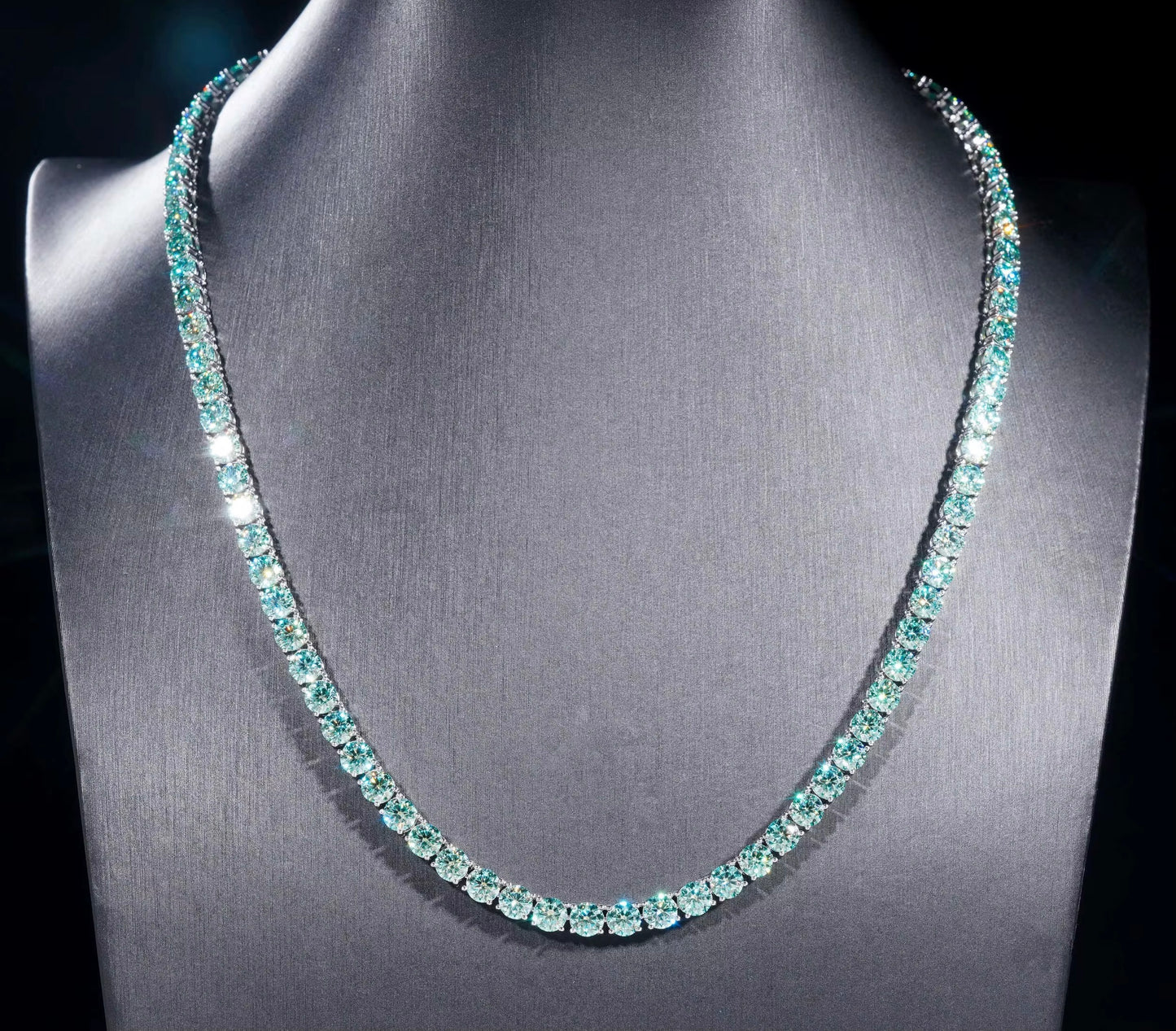 Green Koast Aquamarine Tennis Chain