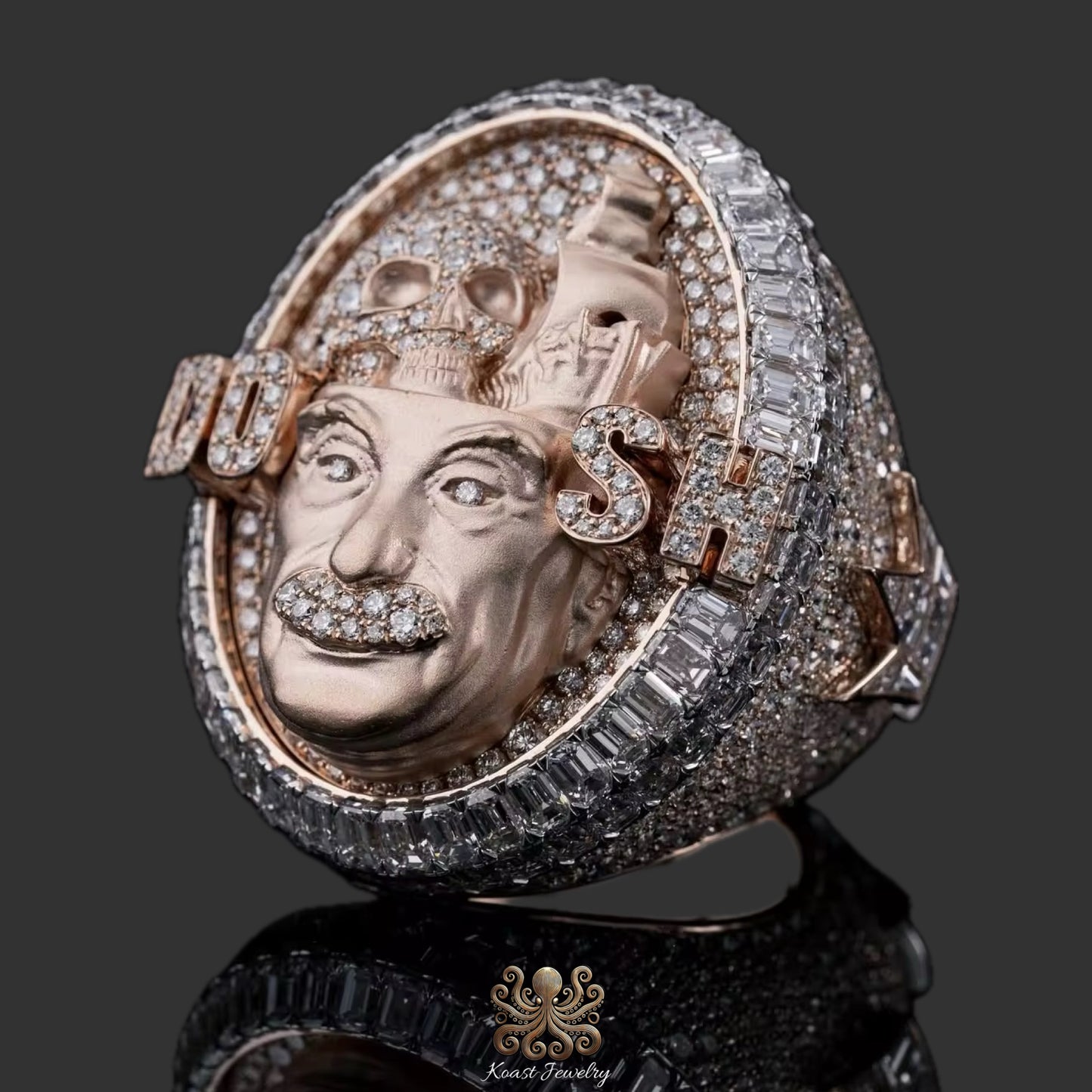 Luminous Presidential Baguette Diamond Ring