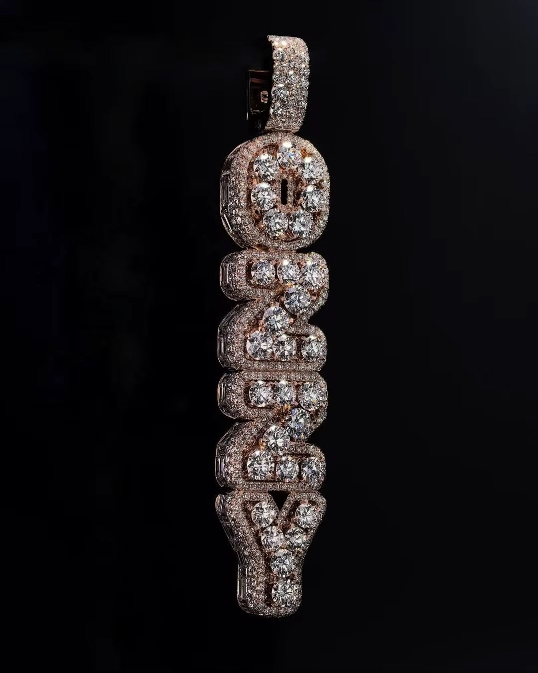 Diamond Letter "CASH" Pendant