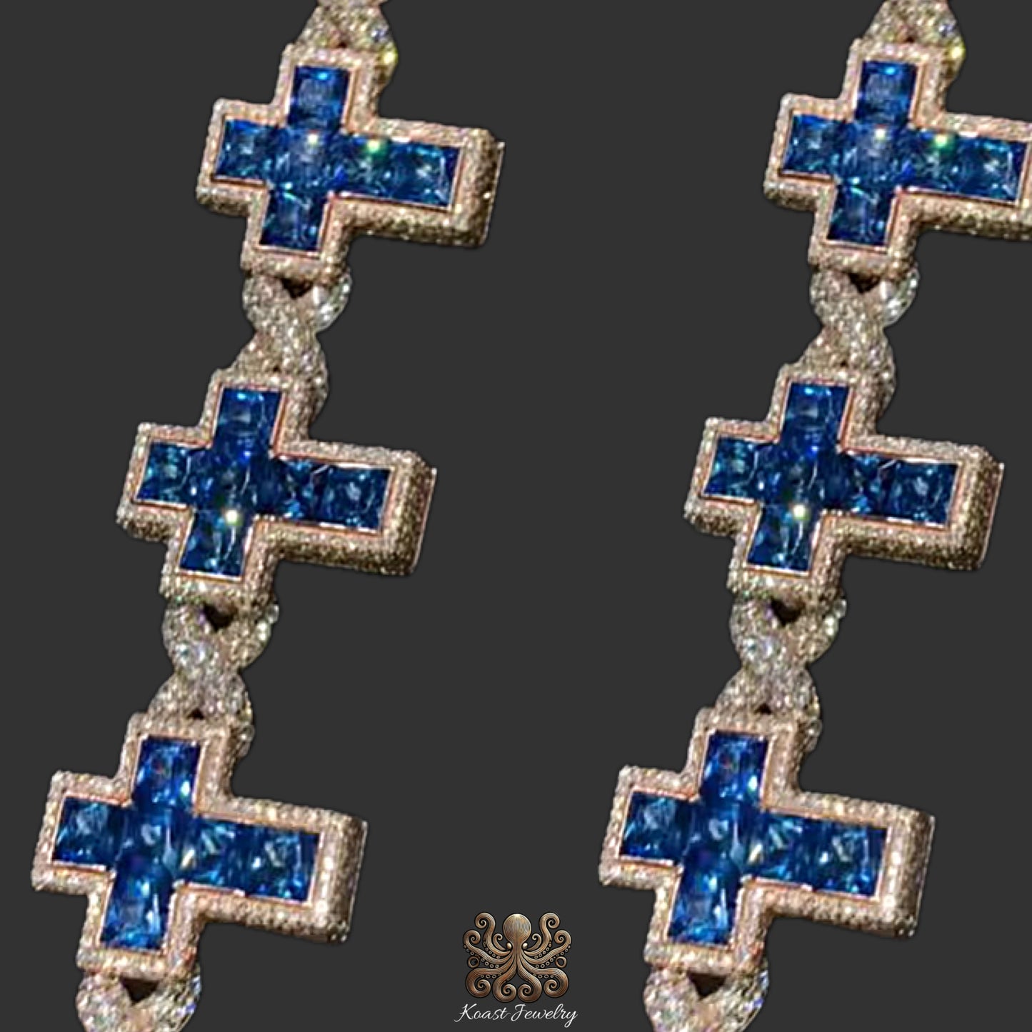 Celestial Cross Diamond Bracelet