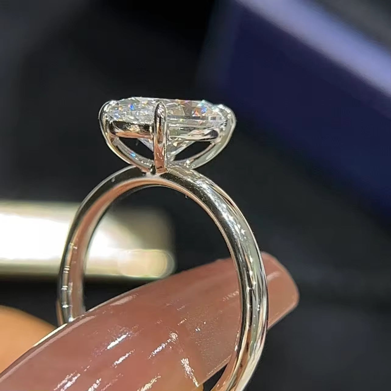 Signature Emerald-Cut Diamond Solitaire Ring