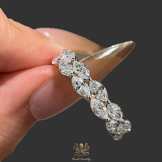 Marquise Diamond Eternity Band