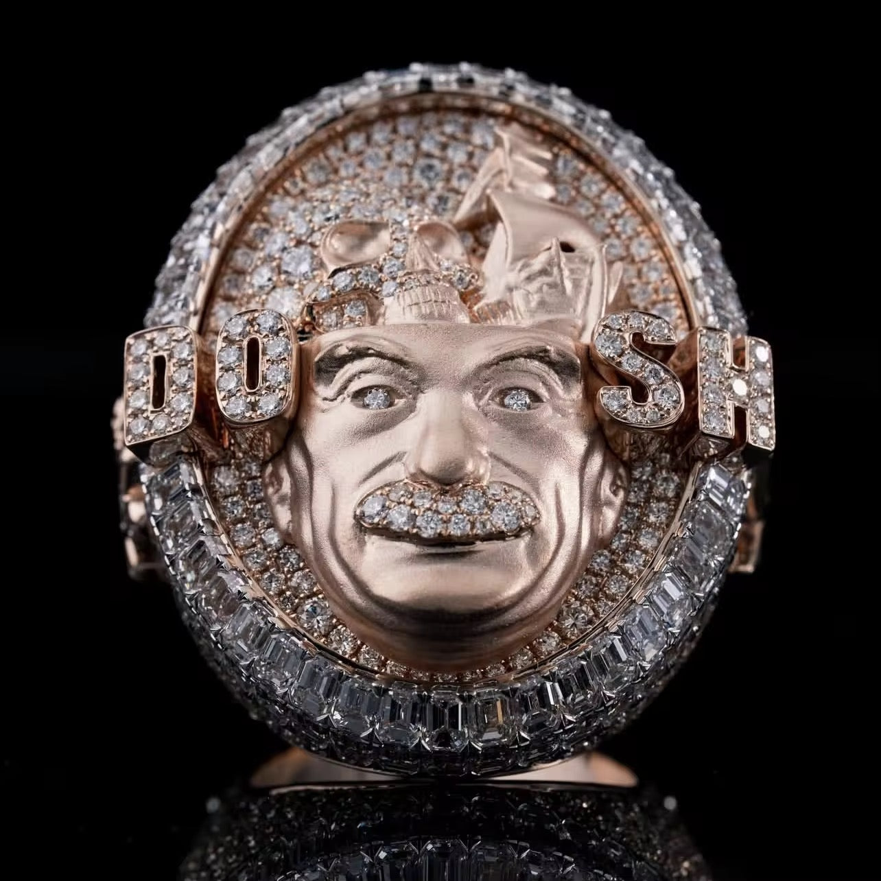 Luminous Presidential Baguette Diamond Ring